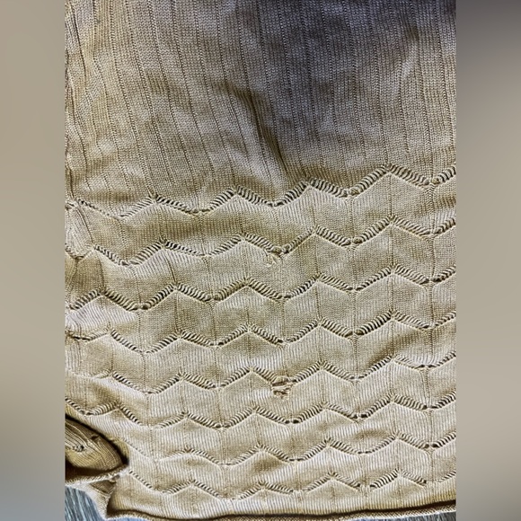 House of Harlow x revolve size small tan knit skirt - Picture 2 of 6